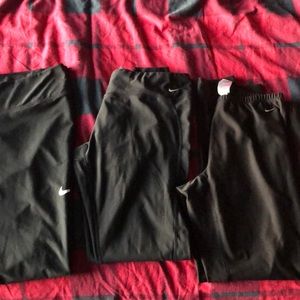 Nike dri fit black leggings bundle